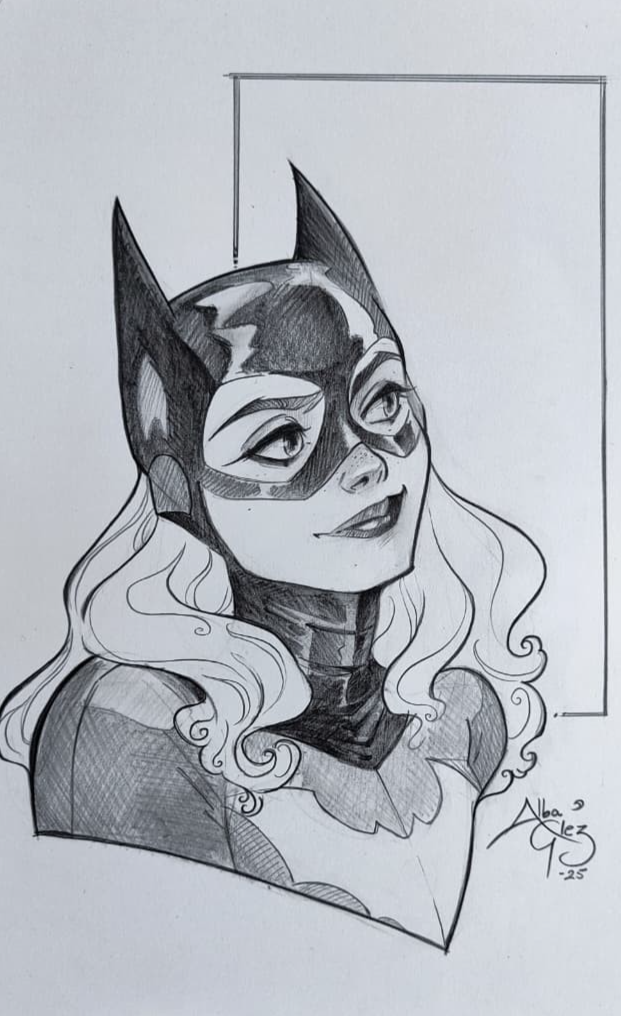 Alba Glez Original Sketch • Custom Commission - On Blank Cover - CGC/RAW