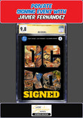 DC K.O. #1 MAIN CGC SS 9.8 JAVIER FERNANDEZ SIGNED PRIVATE SIGNING PRESALE
