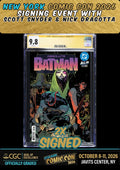 ABSOLUTE BATMAN #18 CGC SS 9.8 2X SIGNED SNYDER/DRAGOTTA NYCC PRESALE