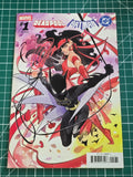 DEADPOOL BATMAN #1 MARVEL PEACH MOMOKO VARIANT GREG CAPULLO SIGNED NYCC W/COA NM