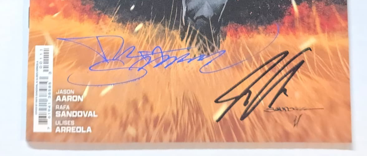 ABSOLUTE SUPERMAN #1 DC 2024 1ST PRINT SIGNED RAFA SANDOVAL/JASON AARON W/COA NM