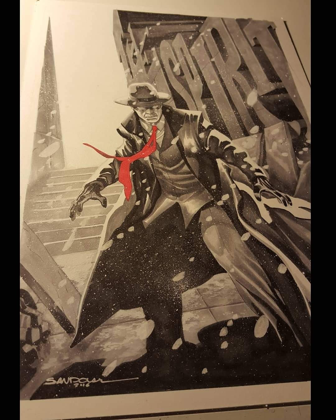 Rafa Sandoval Original Sketch • Custom Commission - On Blank Cover - CGC/RAW