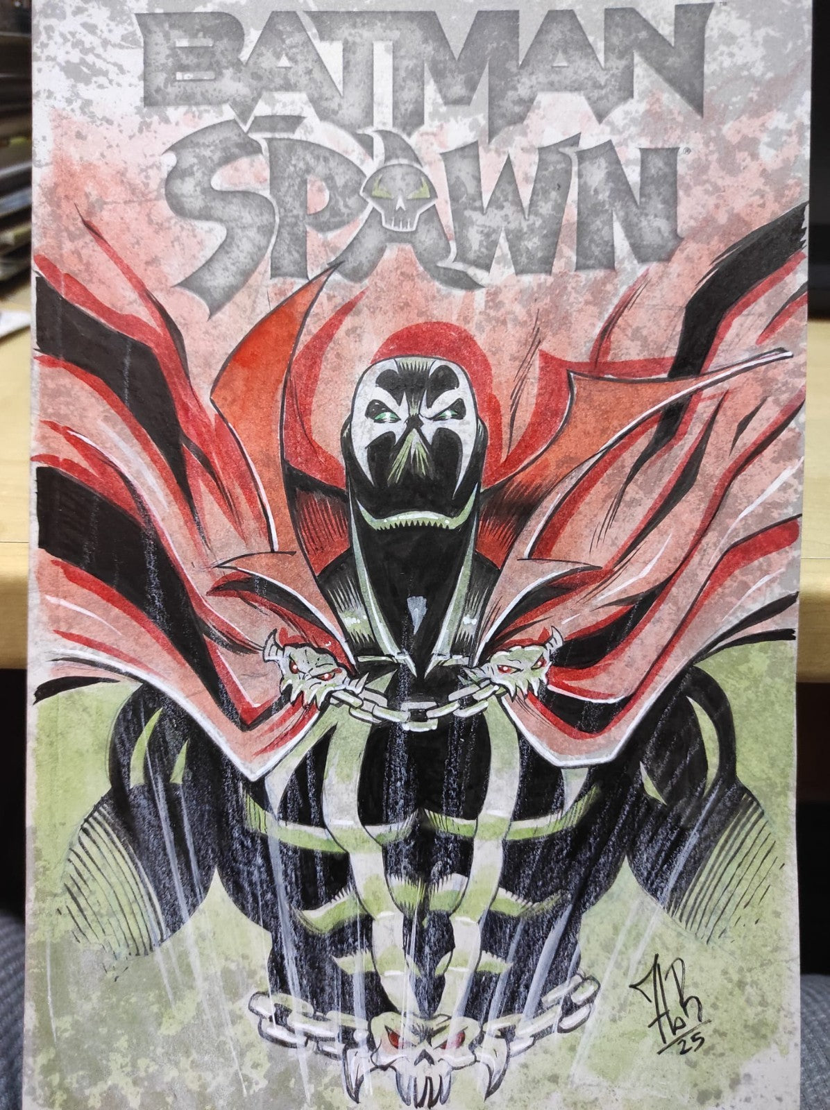 Jordi Tarragona Original Sketch • Custom Commission - On Blank Cover - CGC/RAW