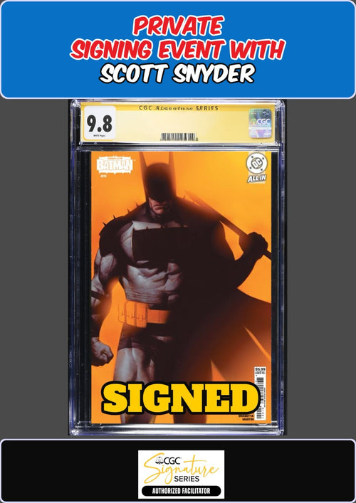 ABSOLUTE BATMAN #19 BEN OLIVER CGC SS 9.8 SCOTT SNYDER SIGNING PRESALE