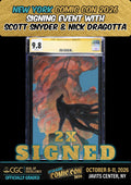 ABSOLUTE BATMAN #24 1:25 CGC SS 9.8 2X SIGNED SNYDER/DRAGOTTA NYCC PRESALE