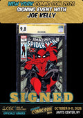 AMAZING SPIDER-MAN #1000 LARSEN 1:25 CGC SS 9.8 SIGNED JOE KELLY NYCC PRESALE