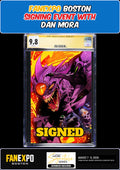 JUSTICE LEAGUE UNLIMITED #21 MAIN CGC SS 9.8 DAN MORA SIGNED FANEXPO PRESALE