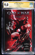 GOD OF WAR FALLEN GOD #4 2021 GABRIELE DELL'OTTO SIGNED & REMARQUED CGC SS 9.0