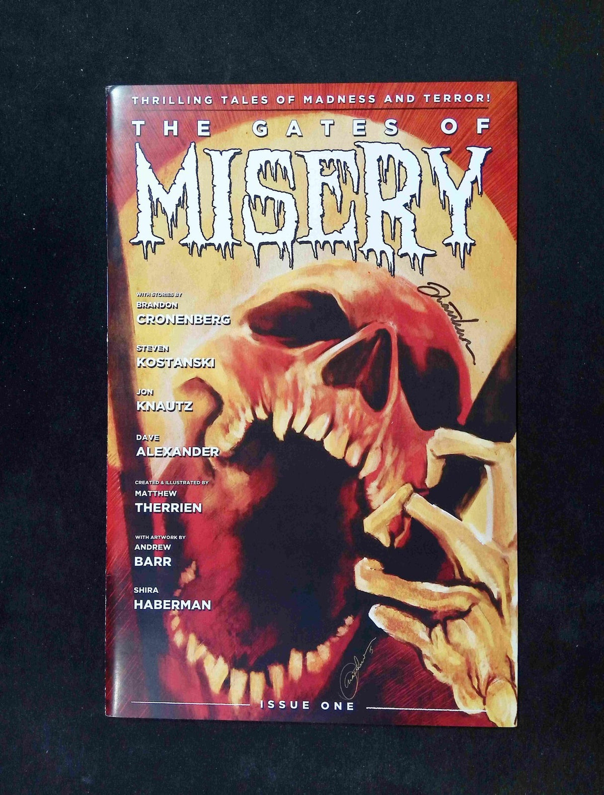 The Gates of Misery #1   Comics 2015 VF/NM  DOUBLE Signed