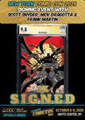 ABSOLUTE BATMAN #23 CGC SS 9.8 3X SIGNED SNYDER/DRAGOTTA/MARTIN NYCC PRESALE