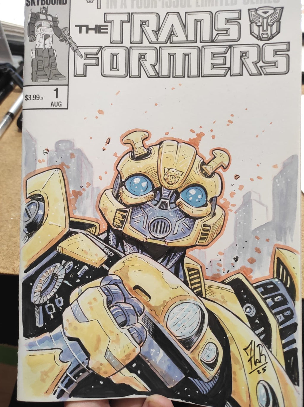 Jordi Tarragona Original Sketch • Custom Commission - On Blank Cover - CGC/RAW