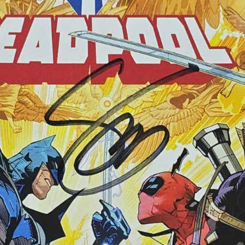 BATMAN DEADPOOL #1 DC MAIN SIGNED SCOTT SNYDER & DAN MORA W/COA NM