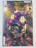 BATMAN #153 DC 2024 TONY HARRIS VARIANT SIGNED JEREMY CLARK W/COA NM YELLOW