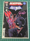 DEADPOOL BATMAN #1 STEGMAN VARIANT GREG CAPULLO/ZEB WELLS SIGNED NYCC W/COA NM