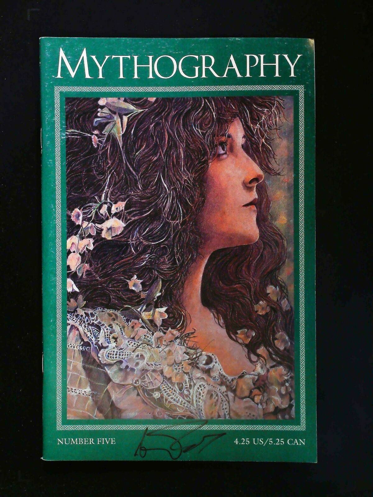 Mythography #5  Bardic Comics 1997 Nm-  Signed