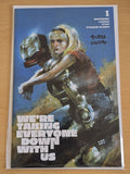WE'RE TAKING EVERYONE DOWN WITH US #1 1:50 VARIANT SIGNED MARTIN SIMMONDS COA NM