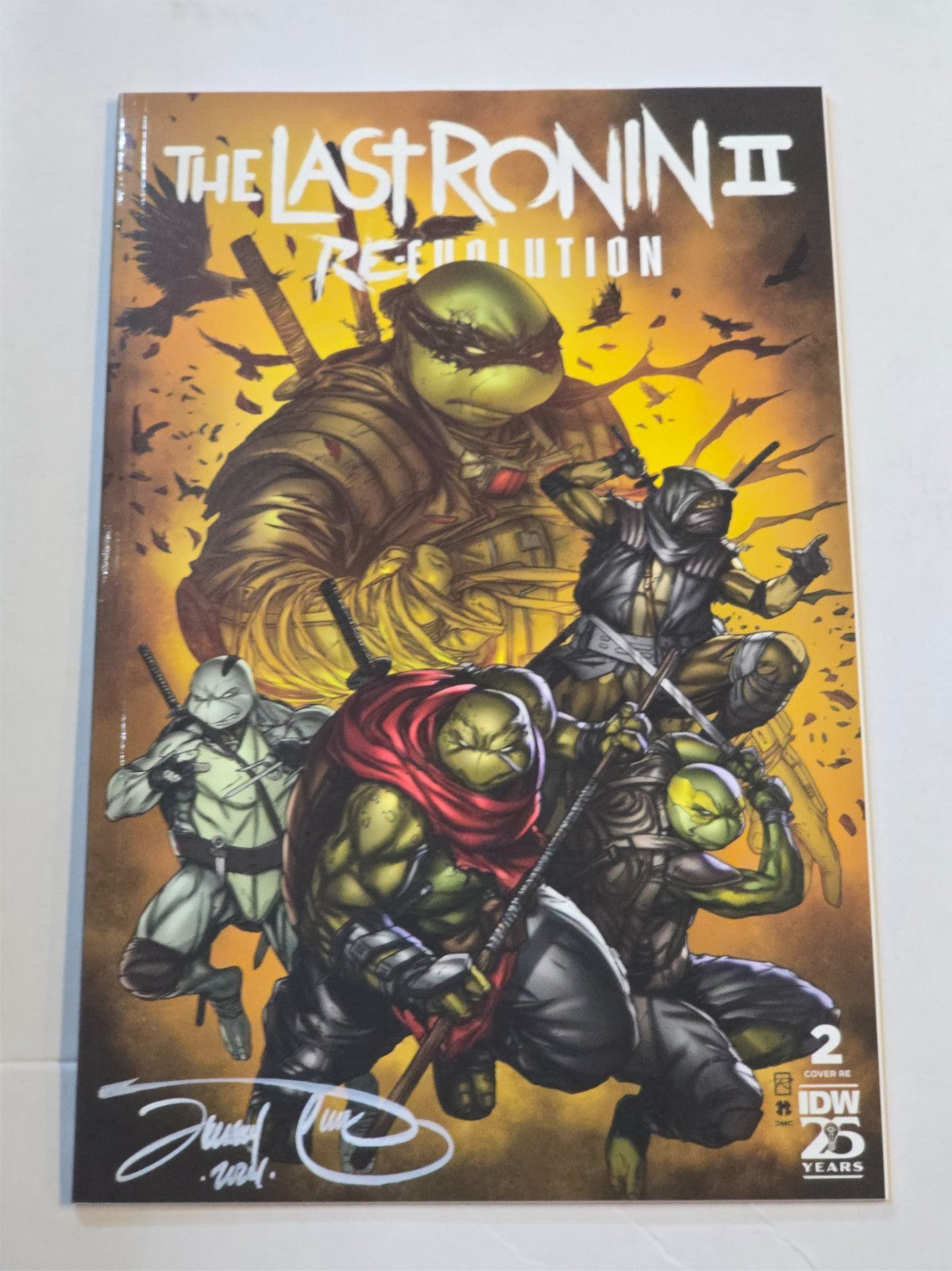 THE LAST RONIN II RE-EVOLUTION #2 RAYMOND GAY VARIANT SIGNED JEREMY CLARK COA NM