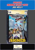 SPIDER-MAN SUPERMAN #1 RAMOS CGC 9.8 SS JOE KELLY PRIVATE SIGNING PRESALE