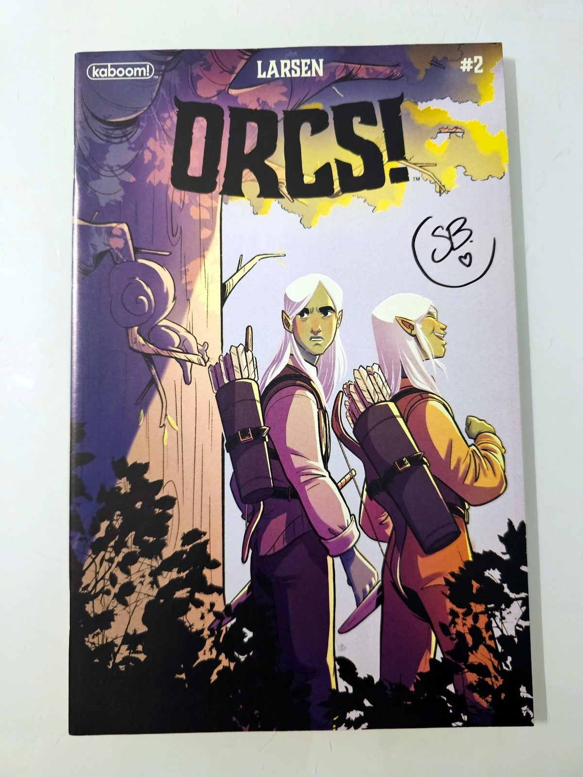 ORCS! #2 KABOOM! 2021 NM  BOO VARIANT SIGNED BY SWEENEY BOO W/COA