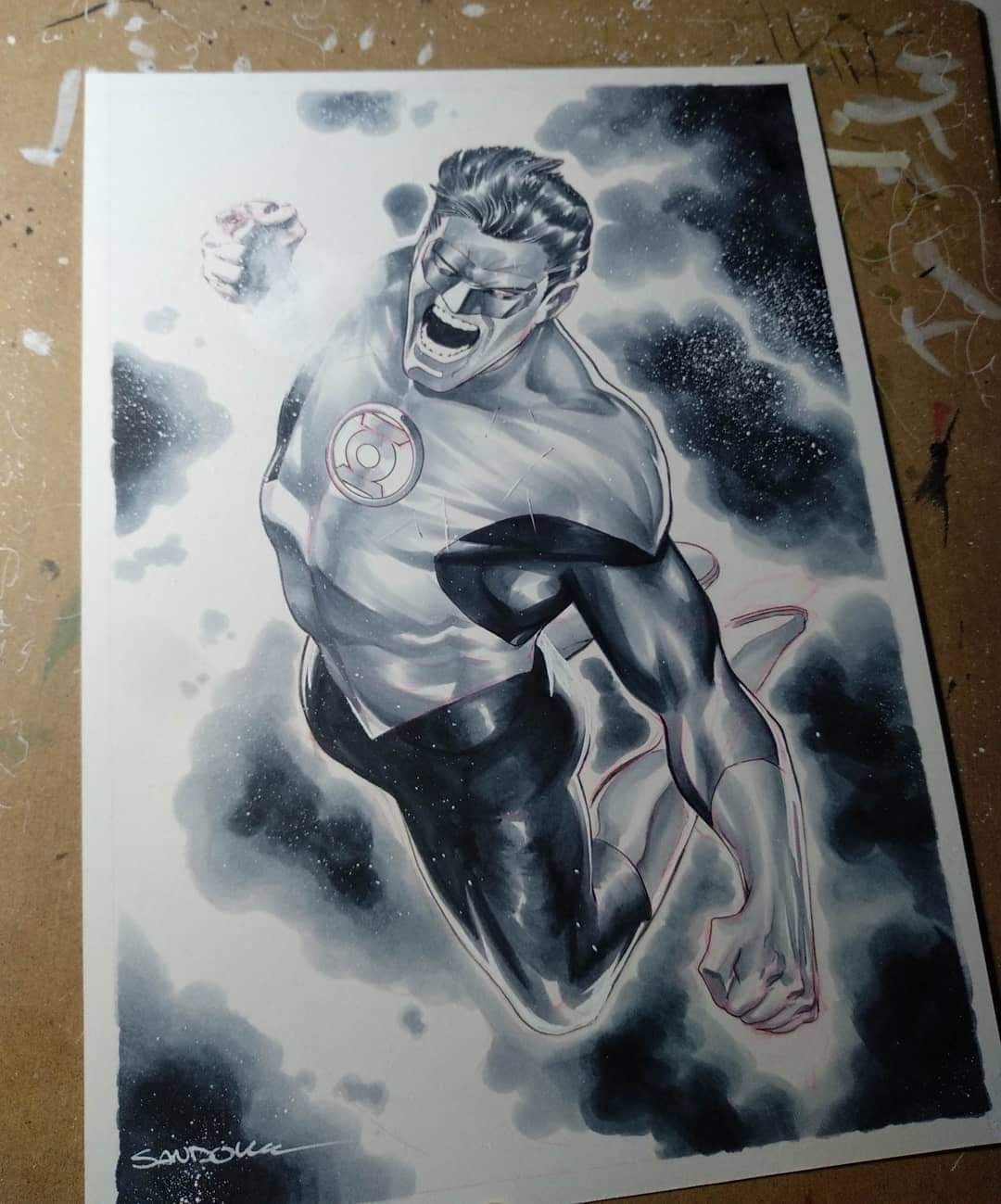 Rafa Sandoval Original Sketch • Custom Commission - On Blank Cover - CGC/RAW