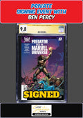 PREDATOR KILLS MARVEL UNIVERSE #1 MAIN CGC SS 9.8 BEN PERCY SIGNED PRESALE