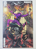 BATMAN #153 DC 2024 TONY HARRIS VARIANT SIGNED JEREMY CLARK W/COA NM WHITE