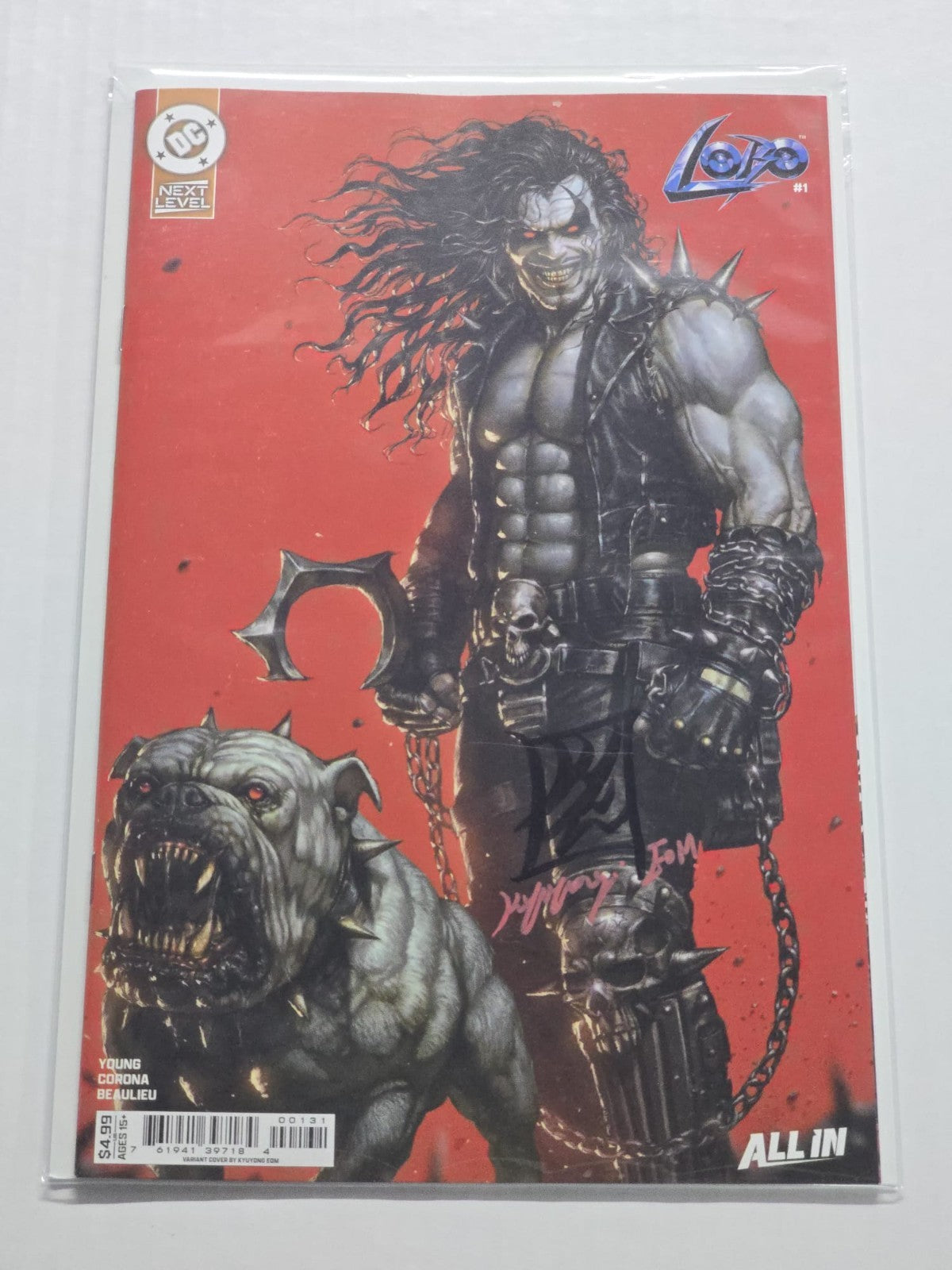 LOBO #1 DC COMICS 2026 VARIANT KYUYONG EOM SIGNED W/COA NM (9)
