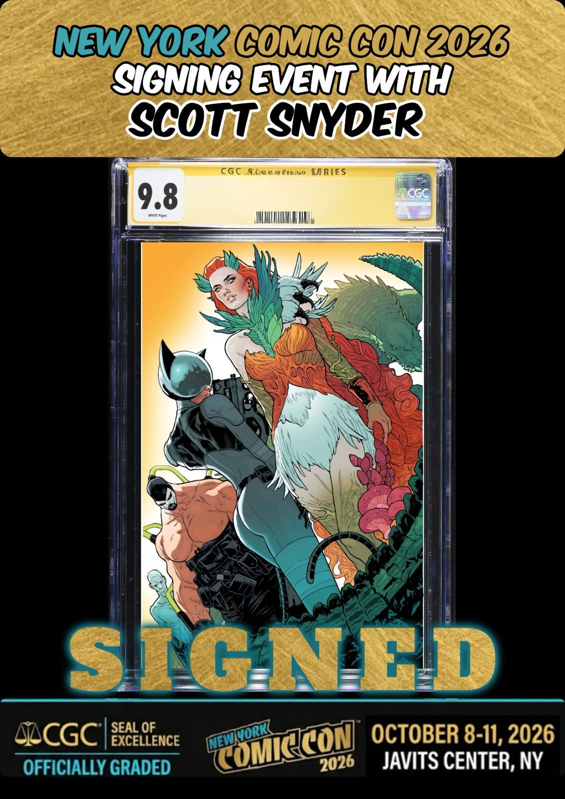 ABSOLUTE BATMAN #23 JEFF SPOKES CGC SS 9.8 SIGNED SCOTT SNYDER NYCC PRESALE