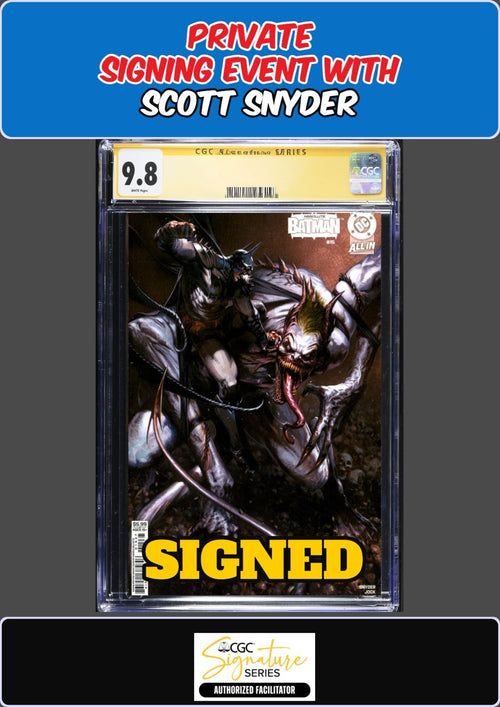 ABSOLUTE BATMAN #15 2ND PT DELLOTTO FOIL CGC SS 9.8 SCOTT SNYDER SIGNED PRESALE