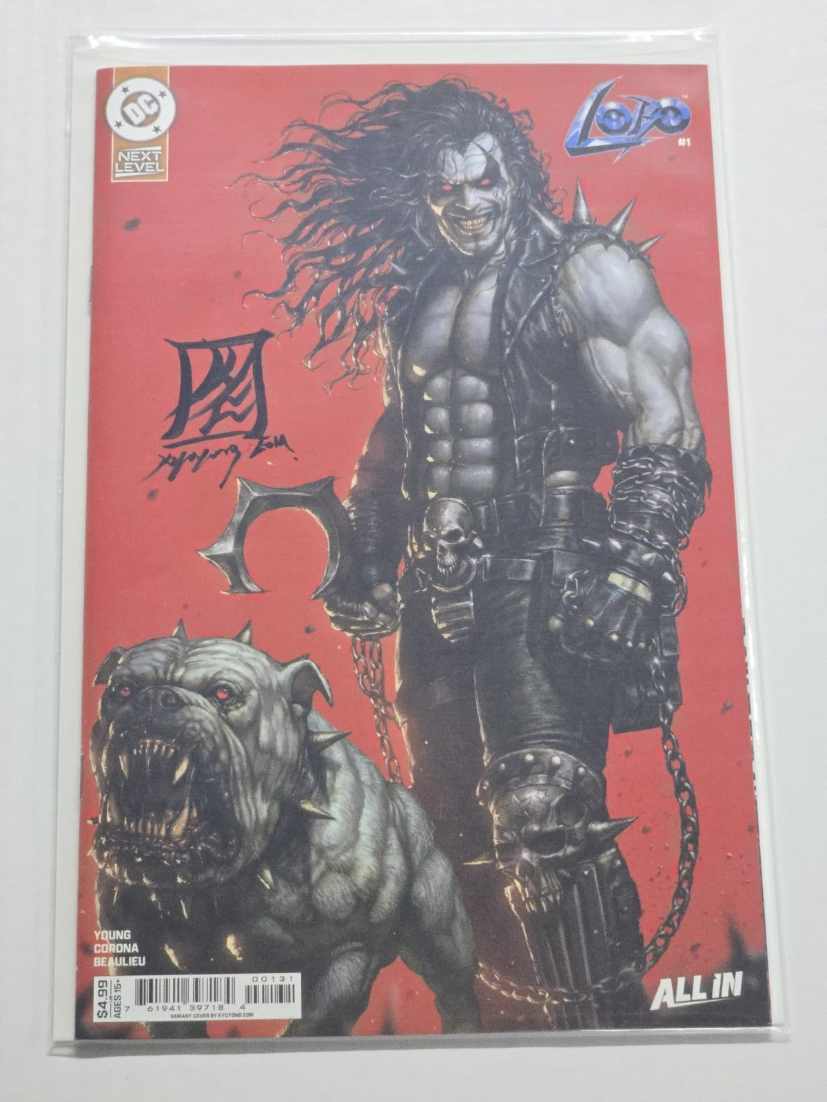 LOBO #1 DC COMICS 2026 VARIANT KYUYONG EOM SIGNED W/COA NM (1)