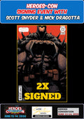 ABSOLUTE BATMAN #20 ANKA RAW  SNYDER/DRAGOTTA SIGNED HEROES-CON PRESALE NM/COA