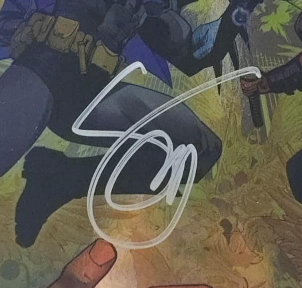 BATMAN DEADPOOL #1 DC DAN MORA FOIL SIGNED BY SCOTT SNYDER W/COA NM