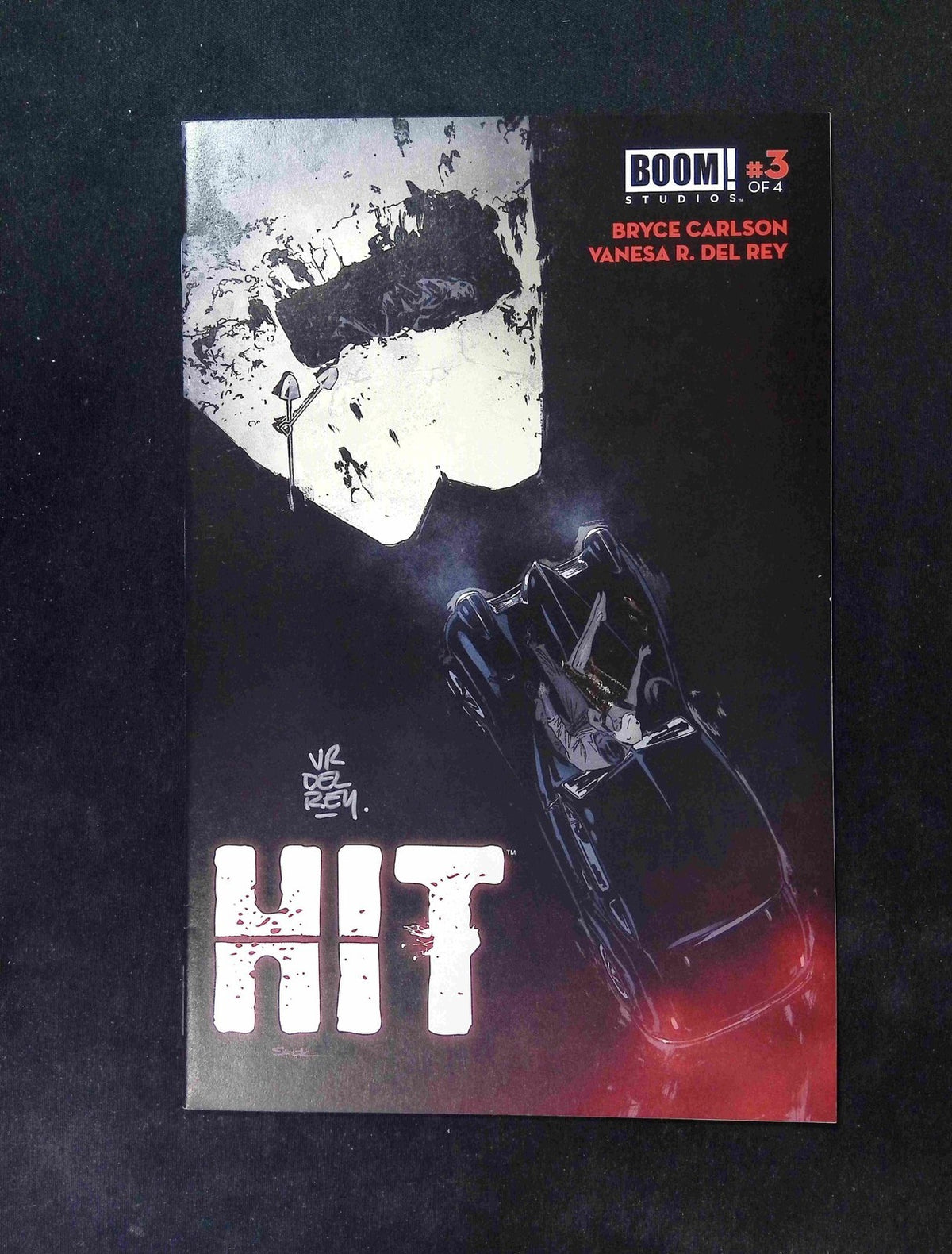 Hit #3  BOOM Comics 2013 NM-  Signed By Vanesa Del Rey