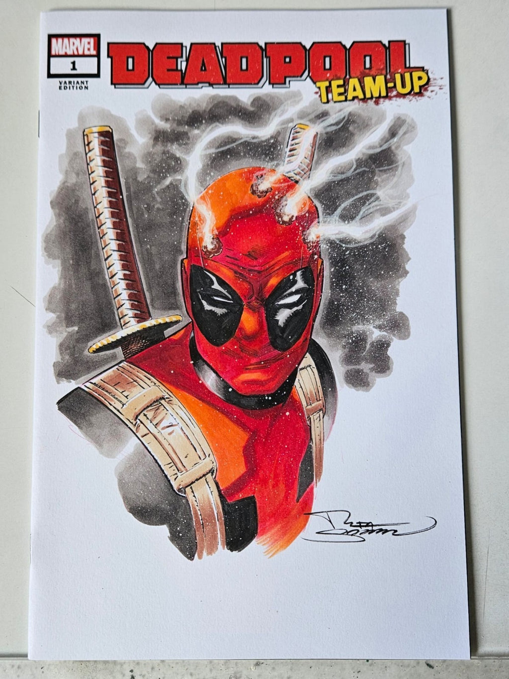 Rafa Sandoval Original Sketch • Custom Commission - On Blank Cover - CGC/RAW