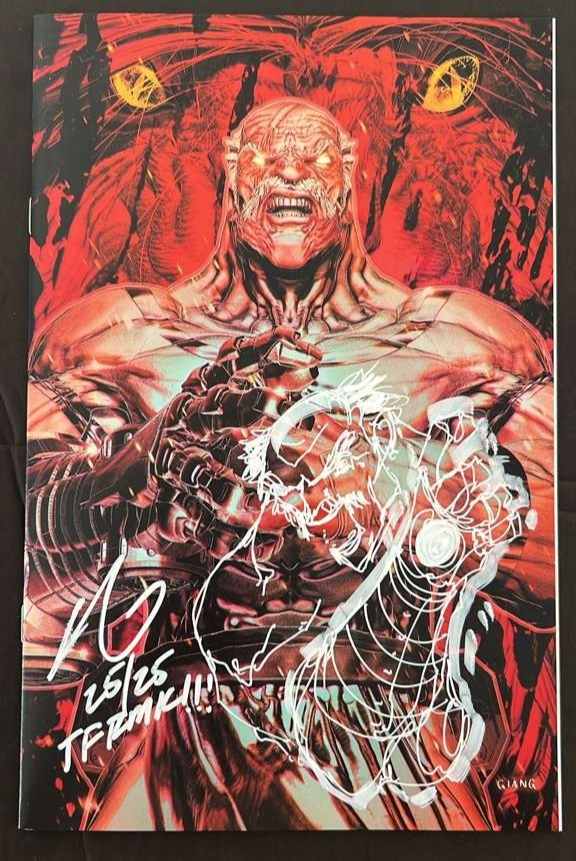 BATTLE BEAST #8 VIRGIN EXCLUSIVE JOHN GIANG SIGNED/REMARQUED NM W/COA 25/25