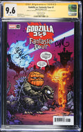 GODZILLA VS FANTASTIC FOUR #1 SIGNED SKOTTIE YOUNG & JOHN ROMITA JR CGC SS 9.6