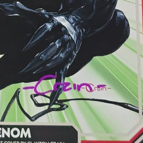 VENOM #252 MARVEL COMICS 2026 VARIANT SIGNED BY CLAYTON CRAIN W/COA NM