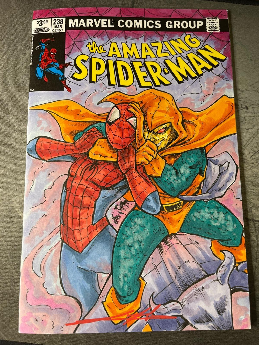Juanjo Lopez Original Sketch • Custom Commission - On Blank Cover - CGC/RAW