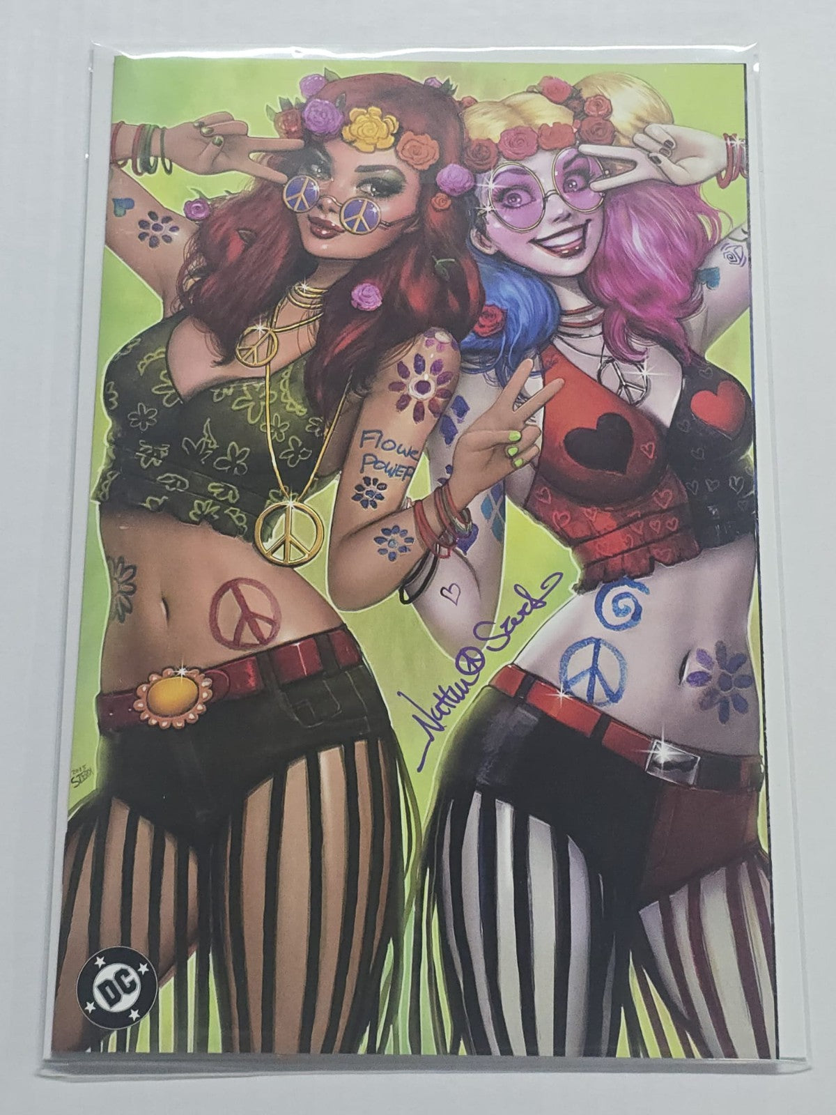 HARLEY QUINN #53 DC EXCLUSIVE VARIANT NATHAN SZERDY SIGNED W/COA NM