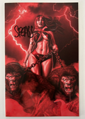 VAMPIRELLA #1 DYNAMITE 1:40 RED VIRGIN VARIANT SIGNED BLACK MARK SPEARS NM
