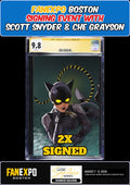 ABSOLUTE CATWOMAN #2 LEIRIX CGC SS 9.8 SNYDER/GRAYSON 2X SIGNED FANEXPO PRESALE