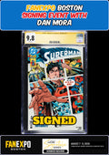 SUPERMAN #39 MAIN CGC SS 9.8 DAN MORA SIGNED FANEXPO PRESALE
