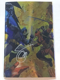 BATMAN DEADPOOL #1 DC DAN MORA FOIL SIGNED BY SCOTT SNYDER W/COA NM