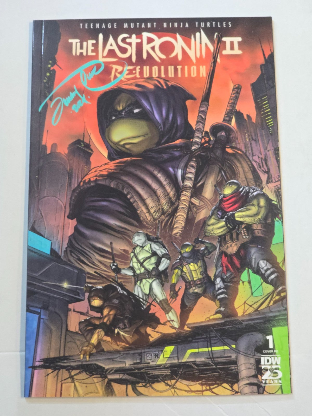 THE LAST RONIN II RE-EVOLUTION #1 RAYMOND GAY VARIANT SIGNED JEREMY CLARK COA NM