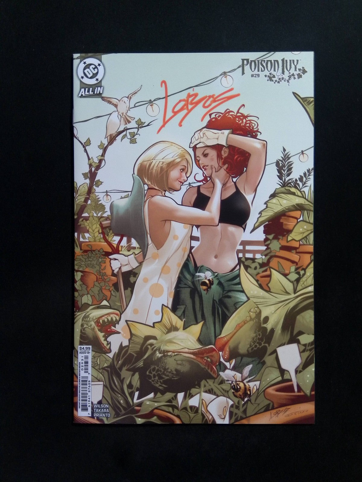 POISON IVY #29 VILLALOBOS VARIANT DC 2025 SIGNED BY PABLO VILLALOBOS W/COA