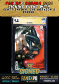 ABSOLUTE CATWOMAN #3 CGC SS 9.8 SNYDER/GRAYSON/BENGAL 3X SIGNED FANEXPO PRESALE