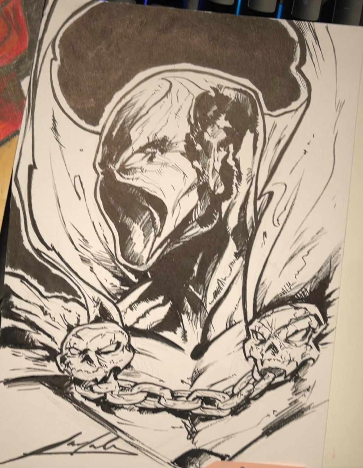 Juanjo Lopez Original Sketch • Custom Commission - On Blank Cover - CGC/RAW