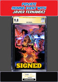 DC K.O. #3 FOIL CGC SS 9.8 JAVIER FERNANDEZ PRIVATE SIGNING PRESALE