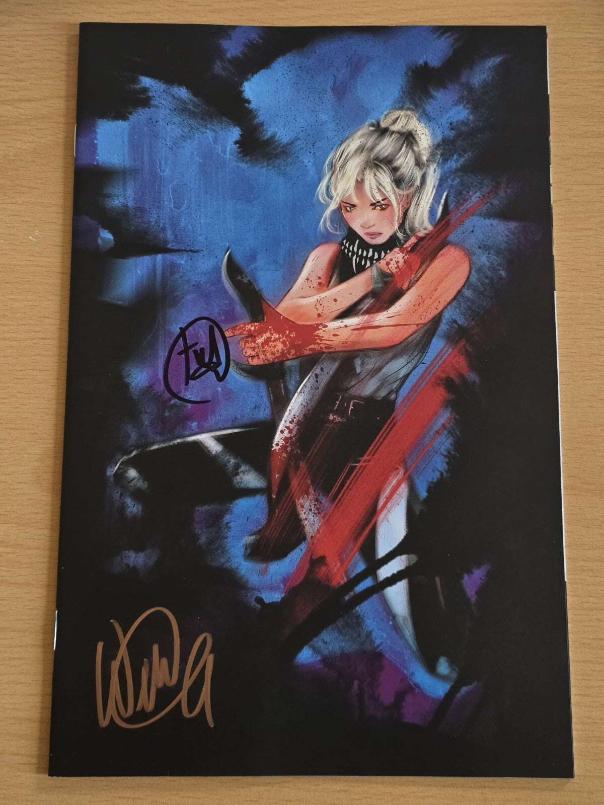 SIKTC #41 BOOM 1:75 VARIANT 2X SIGNED TULA LOTAY & WERTHER DELLEDERA W/COA NM