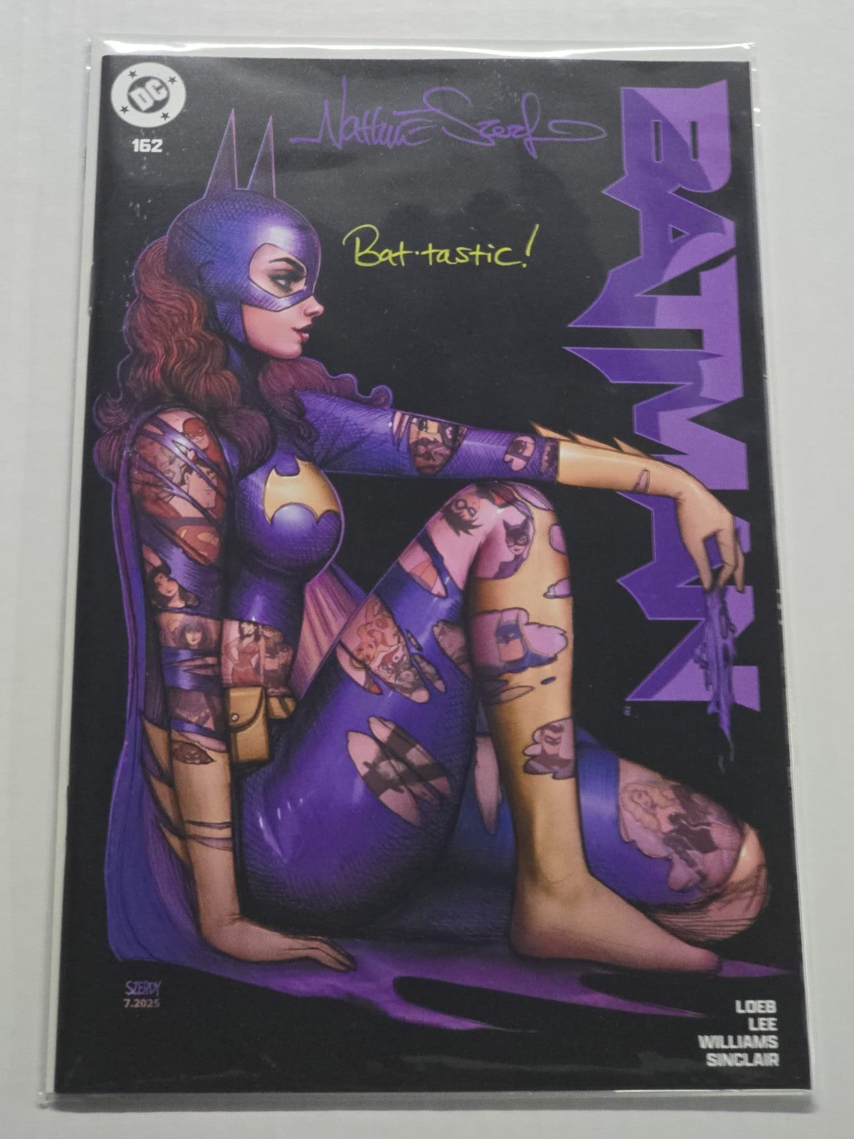 BATMAN #162 DC EXCLUSIVE VARIANT NATHAN SZERDY SIGNED W/COA NM